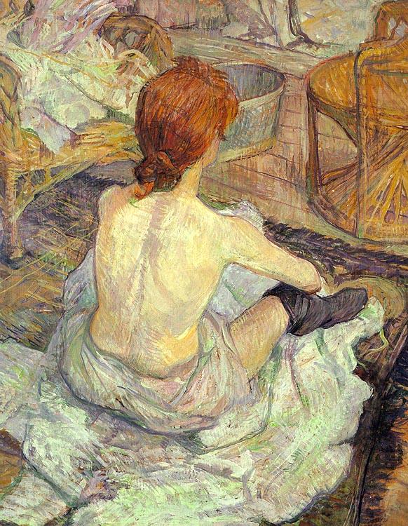 La Toilette,  Henri  Toulouse-Lautrec